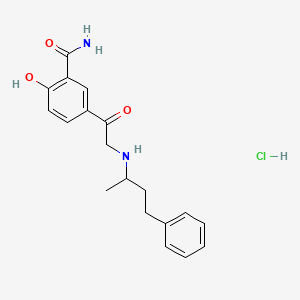 Chemical structure of Labetalone hydrochloride