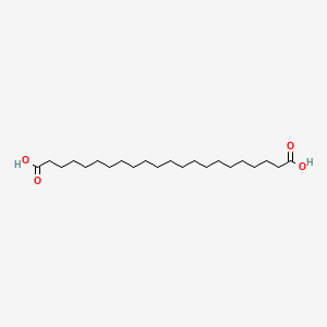 Chemical structure of Docosanedioic acid