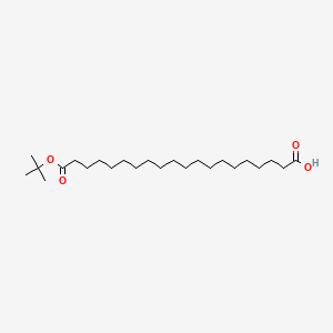 Chemical structure of 20-(tert-Butoxy)-20-oxoicosanoic acid
