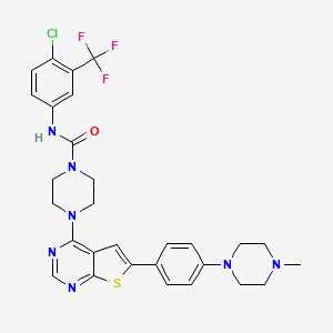 Chemical structure of VEGFR-3-IN-1