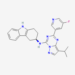 Chemical structure of AHR antagonist 5 free base