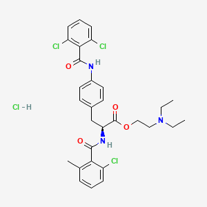 Chemical structure of Valategrast hydrochloride