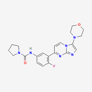 Chemical structure of GSK3494245