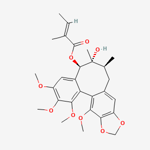Chemical structure of Schisantherin C