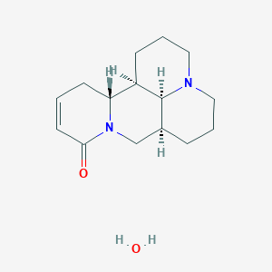 Chemical structure of Sophocarpine monohydrate