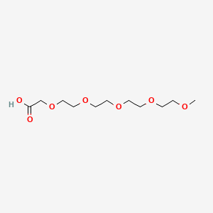 Chemical structure of m-PEG4-CH2COOH