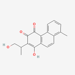 Chemical structure of Danshenxinkun A