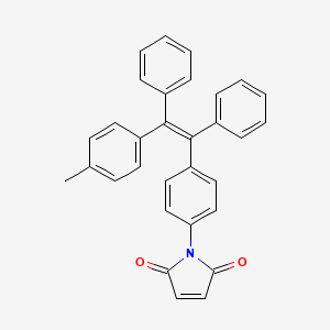Chemical structure of TPE-MI