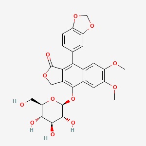 Chemical structure of Cleistanthin B