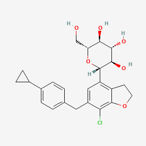 Chemical structure of Enavogliflozin
