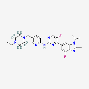 Chemical structure of Abemaciclib-d8