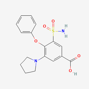 Chemical structure of Piretanide