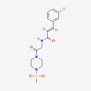 Chemical structure of SR15006