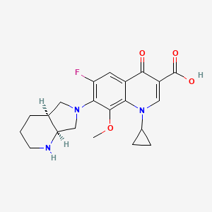 Chemical structure of Moxifloxacin-d4