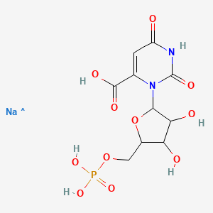 Chemical structure of Orotidine 5′-monophosphate trisodium