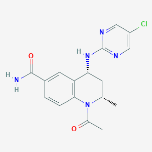 Chemical structure of I-BET567
