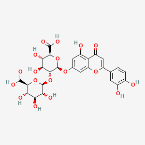 Chemical structure of Luteolin 7-diglucuronide