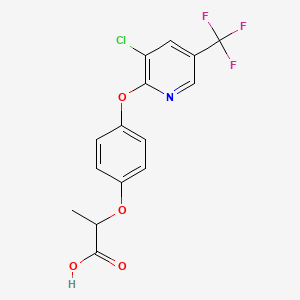 Chemical structure of Haloxyfop