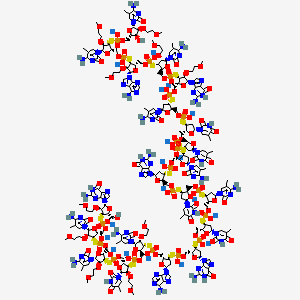Chemical structure of Mipomersen sodium
