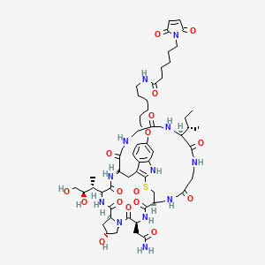Chemical structure of Mal-C6-α-Amanitin