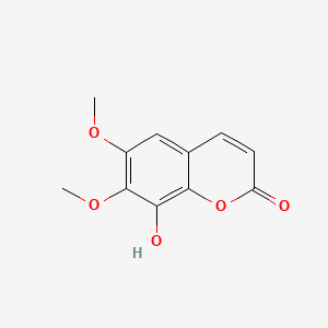 Chemical structure of Fraxidin