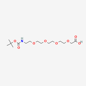 Chemical structure of Boc-NH-PEG4-CH2COOH