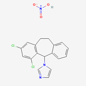 Chemical structure of Eberconazole nitrate