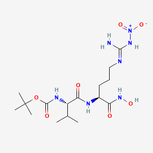 Chemical structure of Gly-Gly-Gly-PEG4-azide