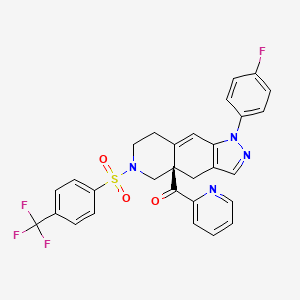Chemical structure of Dazucorilant