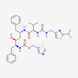 Chemical structure of Ritonavir-13C,d3