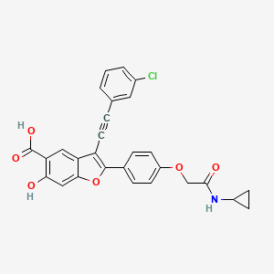 Chemical structure of LYP-IN-1