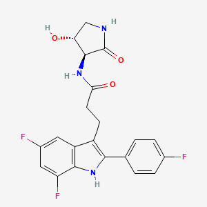 Chemical structure of Inaxaplin