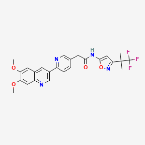 Chemical structure of Zeteletinib