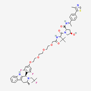 Chemical structure of PROTAC ER Degrader-4