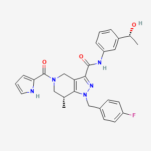 Chemical structure of WT IDH1 Inhibitor 2