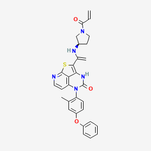 Chemical structure of BTK inhibitor 18