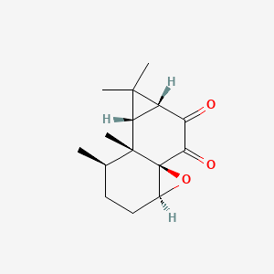 Chemical structure of Kanshone C