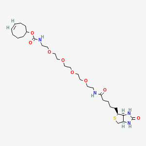 Chemical structure of TCO-PEG4-biotin