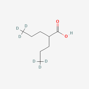 Chemical structure of Valproic acid-d6