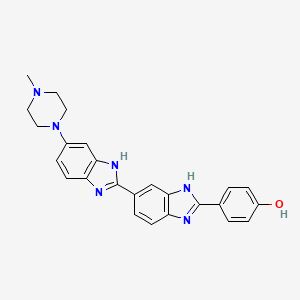 Chemical structure of Hoechst 33258