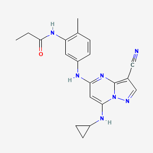Chemical structure of SGC-CK2-1