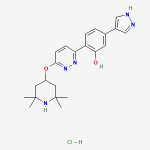 Chemical structure of Branaplam hydrochloride