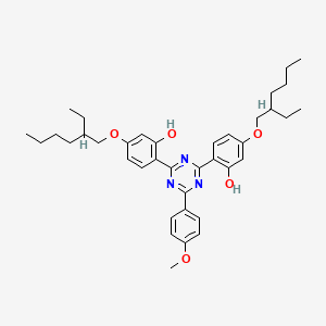 Chemical structure of Bemotrizinol