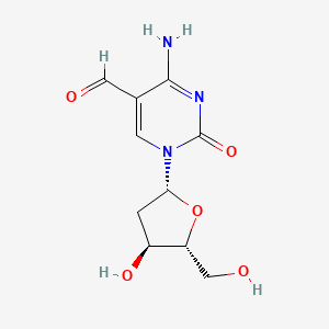Chemical structure of 2'-Deoxy-5-formylcytidine