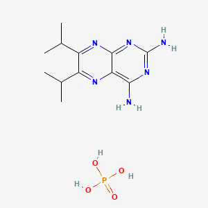 Chemical structure of Antimalarial agent 1