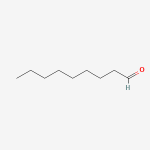Chemical structure of Nonanal