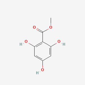 Chemical structure of Methyl 2,4,6-trihydroxybenzoate