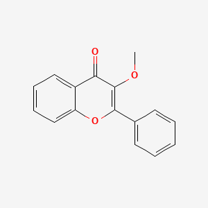 Chemical structure of 3-Methoxyflavone