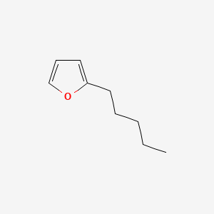 Chemical structure of 2-Pentylfuran