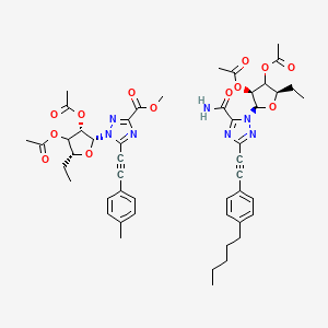 Chemical structure of Fmoc-Glu-(Boc)-Val-Cit-PAB-PNP